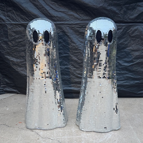 Halloween Ashland Disco Ghost (2) 3 Feet Tall. Brand New.